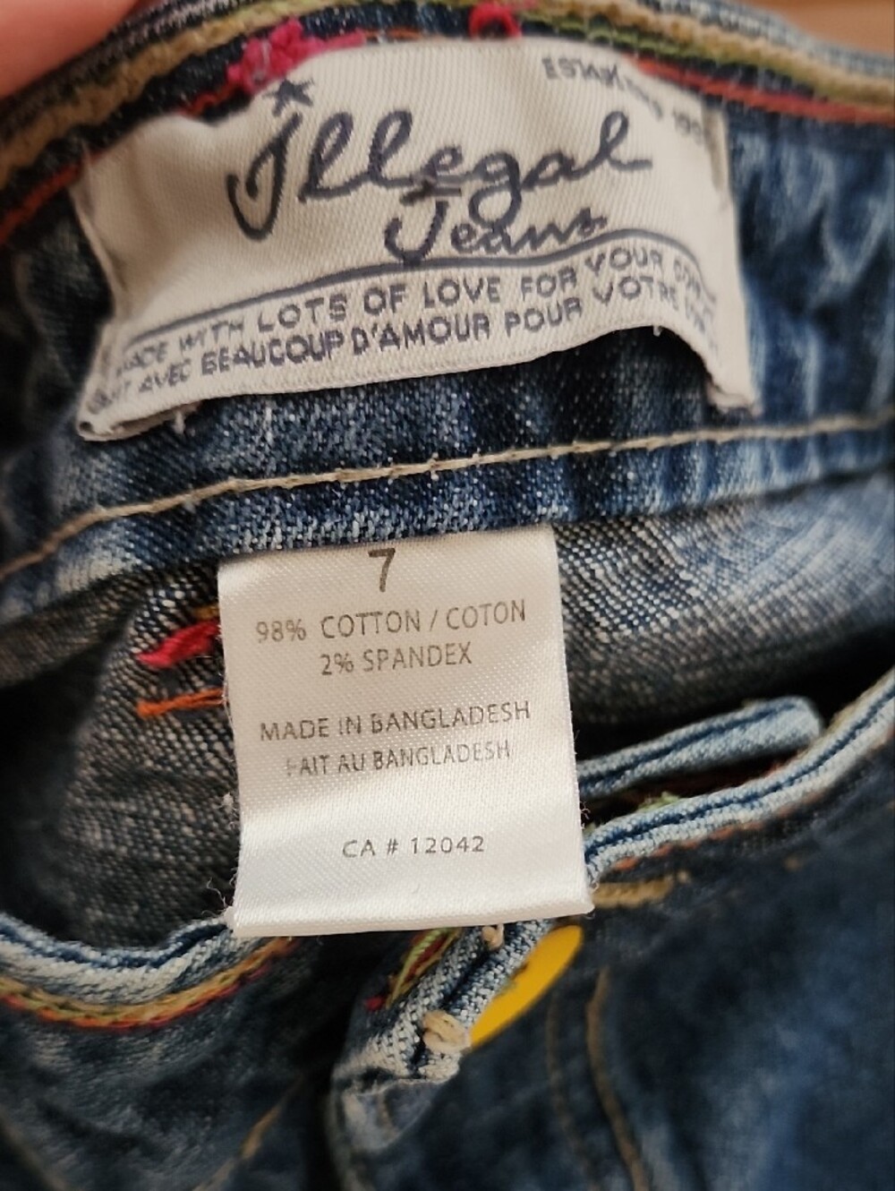 Vintage Y2K Illegal Jeans Girls Blue Denim Shorts-Perfect For Summer! - Picture 10 of 15